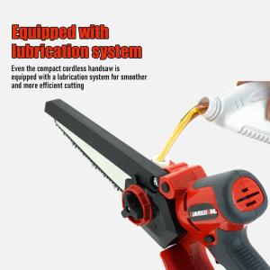 Buy cheap Portable Electric Lithium Battery High Branch Saw 8inch Long Reach Chainsaws Garden Tree Pruning Tool from wholesalers