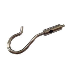 Buy cheap Custom Lighting Accessories Component Nickel Plating Lock Cable Gripper With Hook from wholesalers