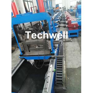 Buy cheap Quick Interchangeable C / Z Purlin Cold Roll Forming Machine with PLC Control for C/ Z Shaped Sheet from wholesalers