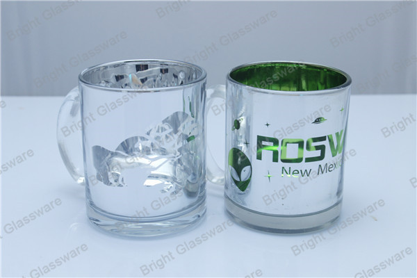 Nice design candle mug with handle, candle holder with custom logo