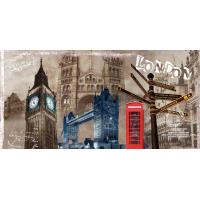 Buy cheap B104 Tower Decorative LED Canvas Wood Frame Structure Lighted Wall Art Painting product
