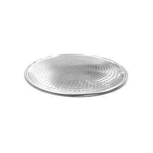 Buy cheap 12 inch mesh perforated pizza tray perforated pizza pan punched pizza tray from wholesalers