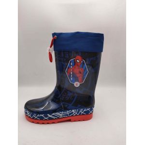 PVC Kids Character Rain Boots With Removable Lining Wellington Chelsea Style