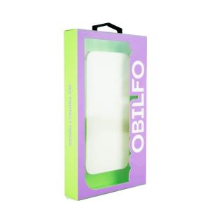 Custom Printed Logo Electronic Packaging With Hanger Cardboard Phone Case