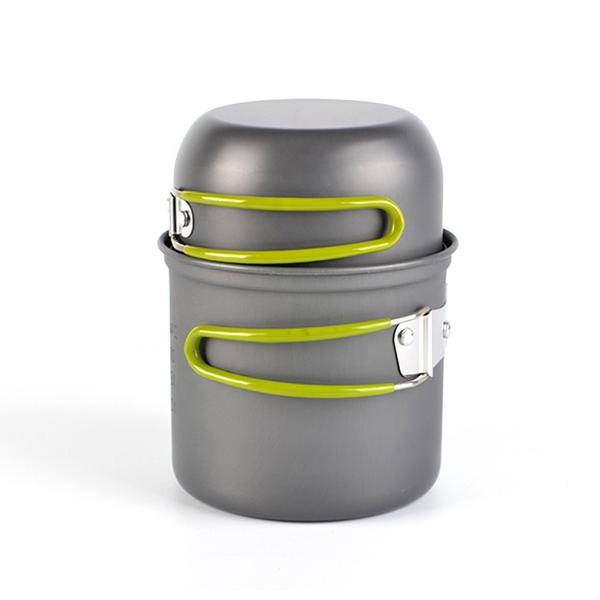 Quality Aluminum Camping Cookware With Lightweight Potand Carry Mesh Bag for sale