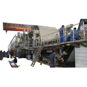 Fourdrinier A4 Printing Writing Paper Making Machine 2400 Mm Bagasse Pulp
