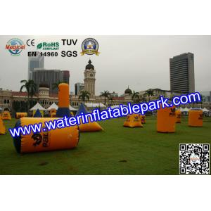 Buy cheap PVC Inflatable Paintball Bunker BUN51 With Durable Plastic Ground Stakes from wholesalers