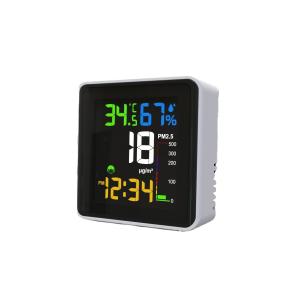 Buy cheap Temperature Humidity Air Quality Monitoring Device Portable PM2.5 Detector For LCD Digital Display from wholesalers