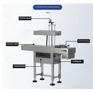 Buy cheap Continuous Automatic Plastic Bottle Screw Sealer New Aluminum Foil Induction Sealing Machine Air Cooling Lid Packing Machines from wholesalers