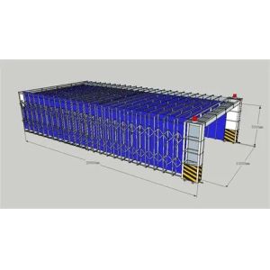 Buy cheap Telescopic mobile spray paint booth, telescopic tent industrial model, mobile and efficient from wholesalers