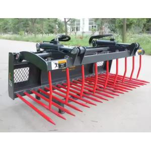 Farm-Oriented Grapple Fork For Agricultural Use For Skid Steer Loader And Wheel