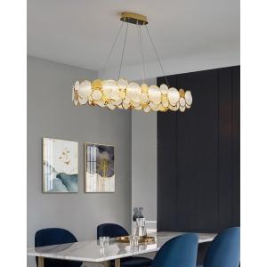 Buy cheap Modern chandelier lighting smoke gray glass round luxury crystal ceiling chandelier lighting(WH-CY-213) from wholesalers