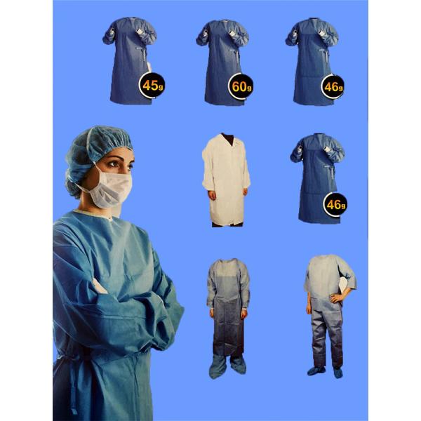 Buy cheap Surgical gown which manufactured from high quanlity SMS/PP,using latest tools and machines,ultrasonic sealed from wholesalers