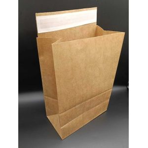 Buy cheap Virgin Pulp Natural Brown Side Gusset Kraft Paper Bag For Gift Packaging from wholesalers