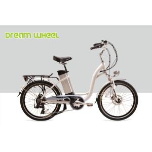 Buy cheap 250W 24 Ladies Electric Urban Bike With Shimano Derailleur from wholesalers