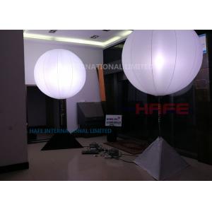 Dimmable RGBW Balloon Lighting With 4200mm Stainless Tripod For Party Decoration
