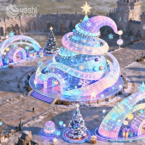 Buy cheap Large outdoor Christmas tree decorative lanterns are used for Christmas decorations and party decorations from wholesalers