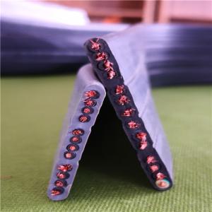 Buy cheap Composite Flat Flexible Traveling Cable for Crane or Conveyor H07VVH6-F with Black Jacket from wholesalers