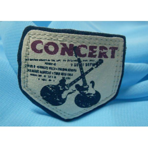 Ribbon / Satin Tape Silk Screen Printing Labels Screen Printed Tags Professional