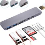 7 in 1 Type C Hub USB-C to 3 Port USB 3.0 Hub 1 Port HDM I USB C Hub with SD TF