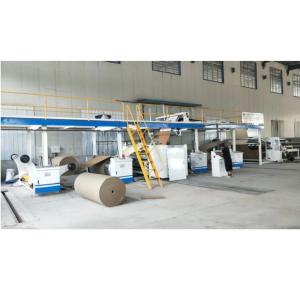 Buy cheap 3 Ply Corrugated Cardboard Production Line with 220v Voltage and ±1mm Cutting Accuracy from wholesalers
