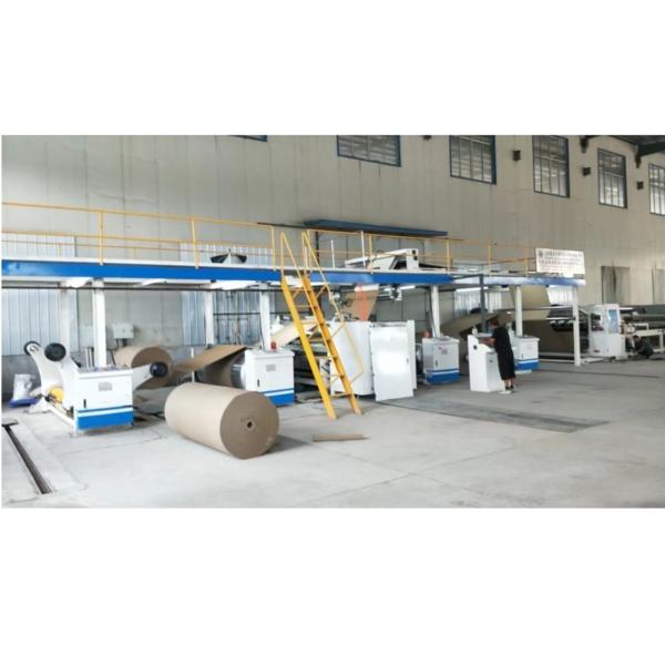 3 Ply Corrugated Cardboard Production Line for A/B/C/E/F/BC Flute Width of