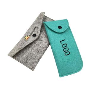 Buy cheap Unisex Felt Glasses Bag Custom Sunglasses Case Easy To Carry from wholesalers