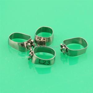 Buy cheap 0.018 Slot Dental Pre Welded Orthodontic Molar Band Bracket For Teeth Correction SGS Certified from wholesalers