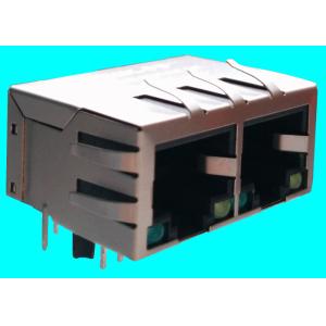 Buy cheap 62F-1204GYD2 100Bast-TX Dual Port Rj45 WITH MAGNETIC MODULE LPJ26204AENL from wholesalers