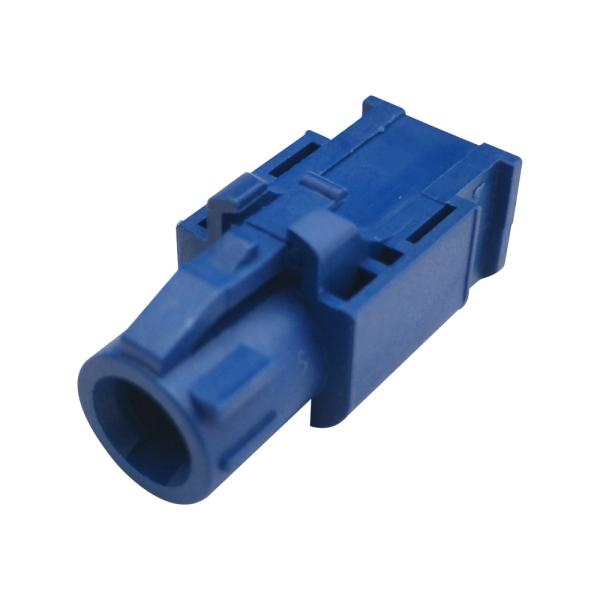 Quality Blue Coaxial FAKRA C Female , Straight FAKRA Connector Assembly for sale
