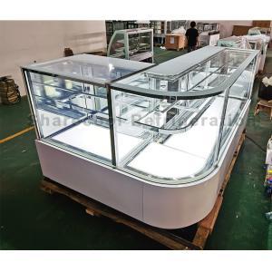 Sharecool Countertop Refrigerated Cake Display 2500x680x1200mm With LED Lighting