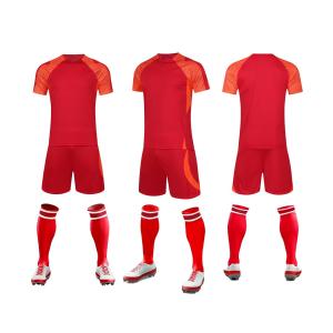 Custom Team Jersey for Football Lightweight Polyester Mesh Vibrant Colors Match