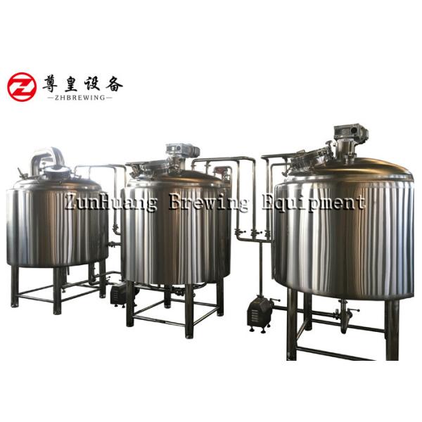 Quality 500L 1000L Micro Beer Brewing Equipment , Microbrewery Equipment Long Life for sale