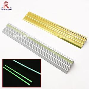 Buy cheap Luminous Aluminium Stair Nosing Edge Trim 8mm Height Mill Finished from wholesalers