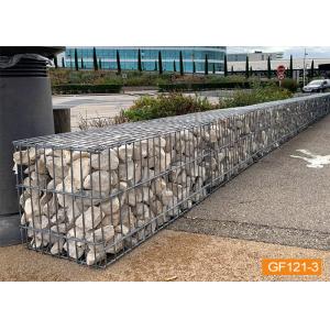 Buy cheap 4mm Galvanized Welded Gabion Box Stone Cages Gabion Fence System from wholesalers