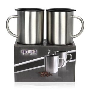 Shatterproof Thermal Wine Stainless Steel Cup With Handle Classic Style