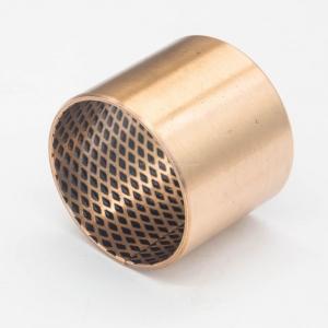 Buy cheap Cylindrical Bronze Bearing Bushing With Graphite PVB090G product