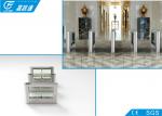 Buy cheap Electric Magnetic Biometric Drop Arm Turnstile Gate One Direction 25 Persons / Min from wholesalers