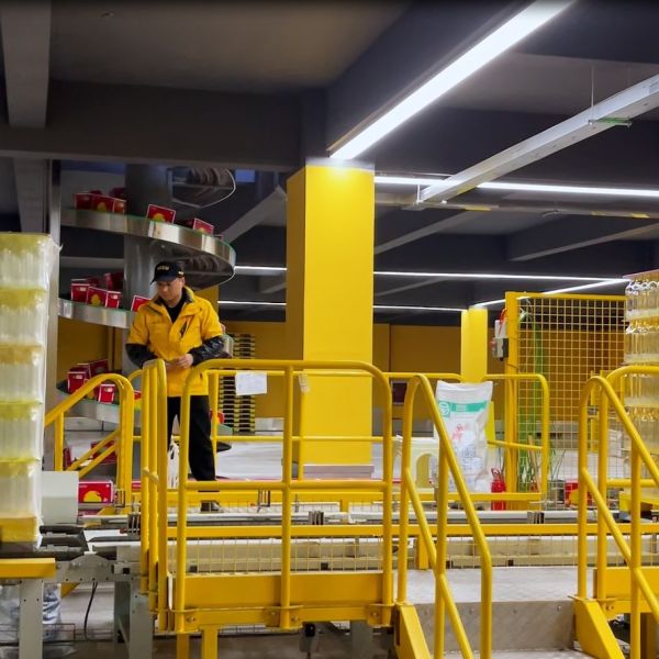 Quality Fully Automatic Robotic Arm Depalletizer Bottle Depalletizer Machine for sale