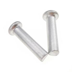 Buy cheap Plain Finish Aluminum Flat Head Rivets Solid Grade 6061 Fastener from wholesalers