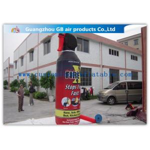 Large Model Bottle Shape Inflatable Fire Extinguisher Water Proof Material