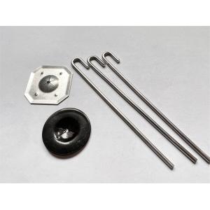 Buy cheap 32mm Aluminum self locking speed Clips Fixing weld wire Mesh for solar pigeon proofing from wholesalers