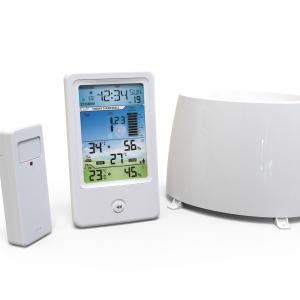 Buy cheap Wireless Digital Weather Thermometer With Color Display Electronic Rain Gauge With App from wholesalers