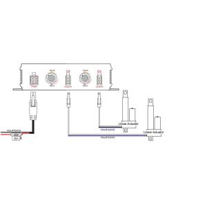 Heavy-Duty Electric Actuators Controller 12V DC Speed Adjustable by Potentiomete