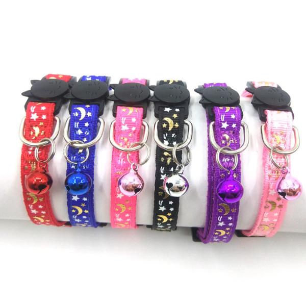 Quality Nylon Adjustable Small Kitten Collars Solid Safe For Pet Indoor for sale