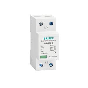 Buy cheap BR-25GR 1P 1P 3p Type Spd Surge Protector Lightning Arrester Supresor SPD type I and type II from wholesalers
