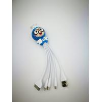 Buy cheap Customized PVC Cartoon 1 to 4 USB Cable for Iphone/Android/Type C Mobile Phone product