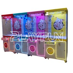 Buy cheap Playfun PURE LOVE TIDE HOUSE claw crane prize machine coin operated vending gift win plush stuffed  toy  2023 new design from wholesalers