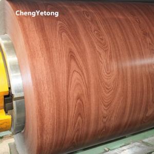 Buy cheap Wood Grain Prepainted Aluminium Coil HDP Coating For Bus Station Decoration from wholesalers
