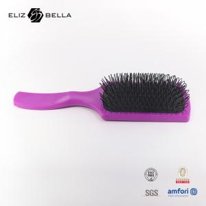 Buy cheap Custom Logo Vented Detangling Brush with Massage Comb and Curved Wave Design For Home from wholesalers